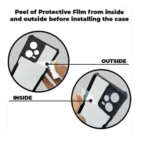 VAKIBO Super Premium Black Border Transparent Case With Corner Protection & Camera Protection Suitable for Samsung Galaxy A72