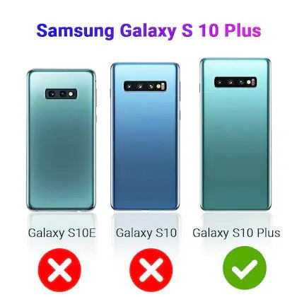 VAKIBO Best Selling Black and Transparent Coloured Made With Soft TPU and Acrylic Back Cover Case With 4 Corner and Camera Protection Suitable for Samsung Galaxy S10 Plus