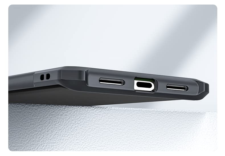 VAKIBO Super Premium Black Border Transparent Case With Corner Protection & Camera Protection Suitable for Vivo V30E