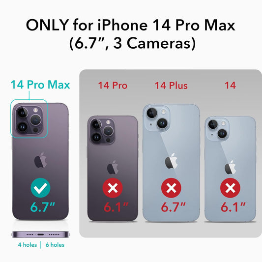 VAKIBO Megnatic Magsafe Black Soft with Hard back Back Cover Case With Camera Protection Ring Suitable for Apple iPhone 14 Pro Max