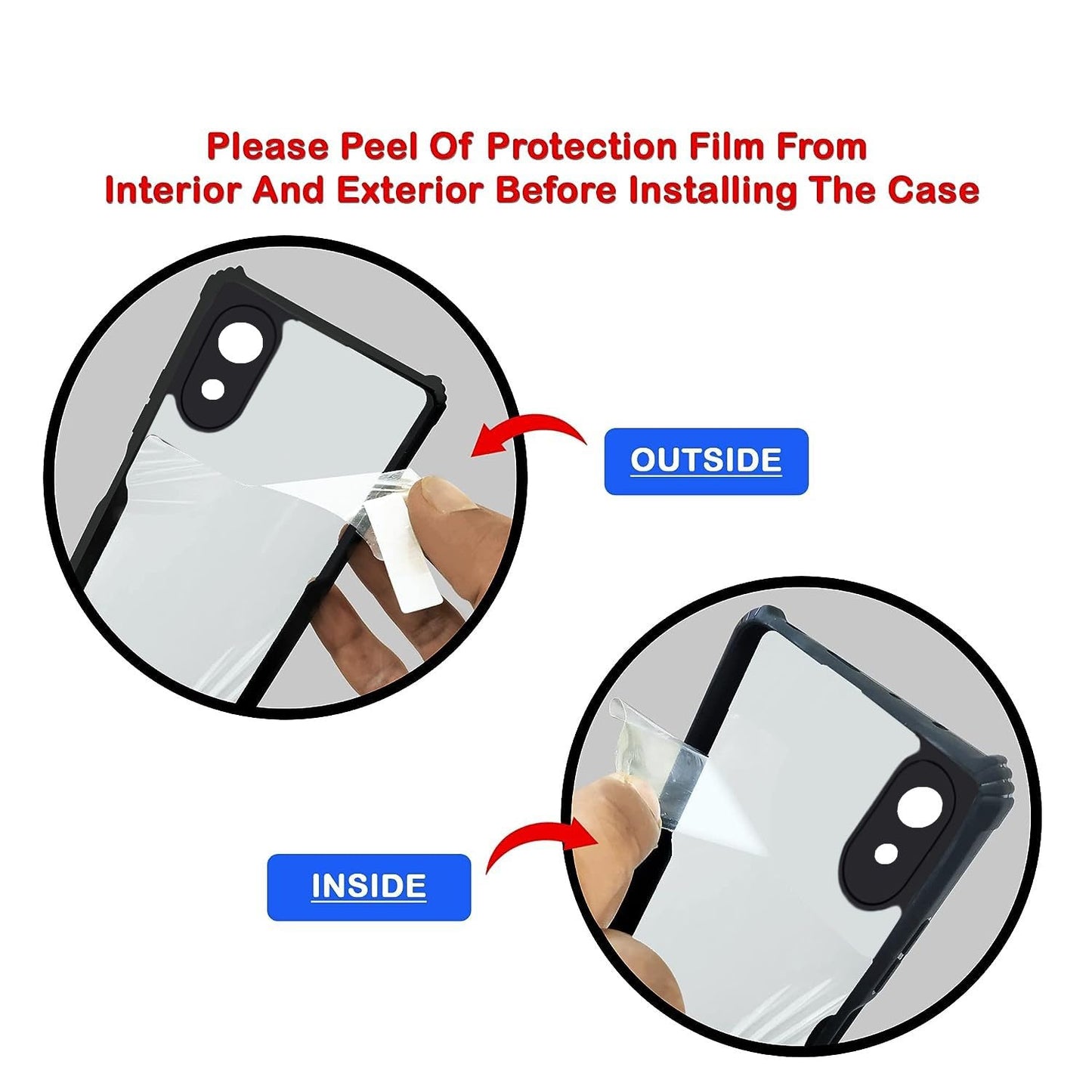 VAKIBO Best Selling Black and Transparent Coloured Made With Soft TPU and Acrylic Back Cover Case With 4 Corner and Camera Protection Suitable for Realme 10 4G