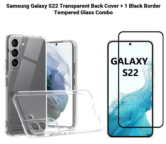 VAKIBO Premium Clear 1.5MM Thick Transparent Soft TPU Rubber Back Cover Case With Camera Protection Suitable for Samsung S22