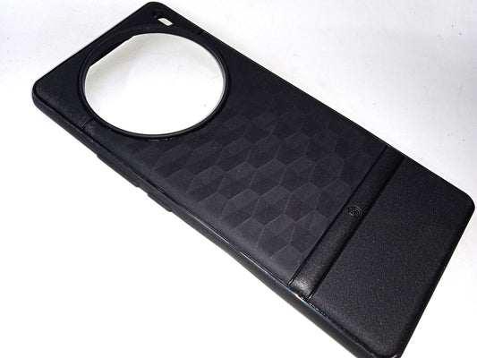 VAKIBO Parallax Design Black Coloured Made with Soft Rubber TPU Back Cover Case Camera Protection Ring Suitable for Vivo X100