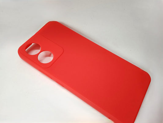 VAKIBO Red Coloured Back Cover Case Suitable for Vivo Y02s