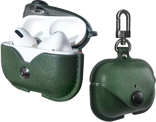AIRPOD PRO1-2 CASE LEATHER TYPE(Green)