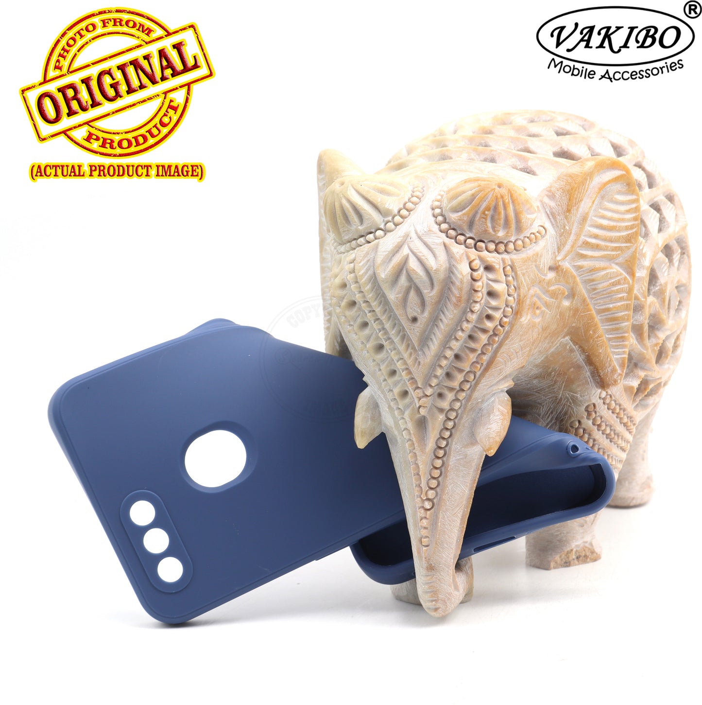 VAKIBO Blue Coloured Back Cover Case Suitable for Oppo A3s