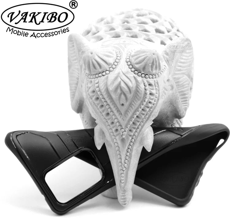 VAKIBO Moarmoz Shock Proof Black Coloured Soft TPU Back Cover Case Suitable for Samsung Galaxy A52 5G