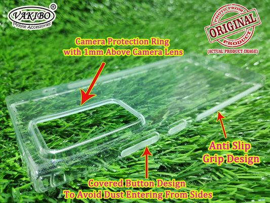 VAKIBO Super Premium Soft TPU Transparent Case With Dustplug,Side Grip,Corner Protection,lanyard Cuts,Camera Protection Suitable for Samsung Note 20 Plus