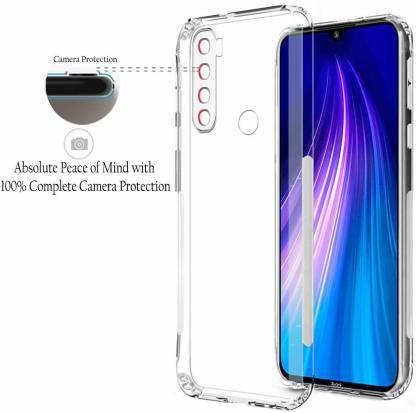 VAKIBO Super Premium Soft TPU Transparent Case With Dustplug,Side Grip,Corner Protection,lanyard Cuts,Camera Protection Suitable for Realme Narzo 10A