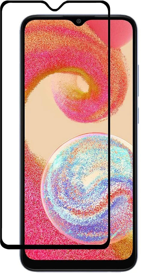Super Premium Quality Tempered Glass Screen Guard Protector With Black Border Suitable For Samsung Galaxy F04