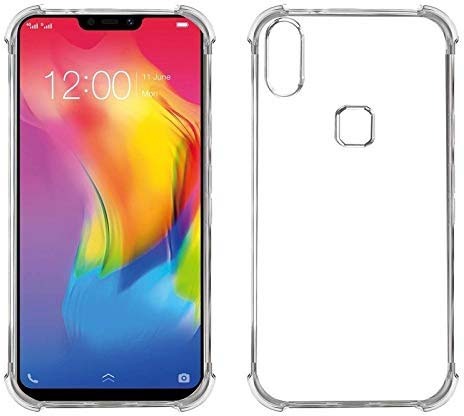 VAKIBO Super Premium Soft TPU Transparent Case With Dustplug,Side Grip,Corner Protection,lanyard Cuts,Camera Protection Suitable for Vivo Y83 PRO