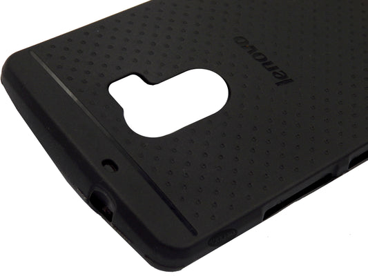 VAKIBO Dotted Design Black Coloured Soft TPU Back Cover Case Suitable for Lenovo K4 Note