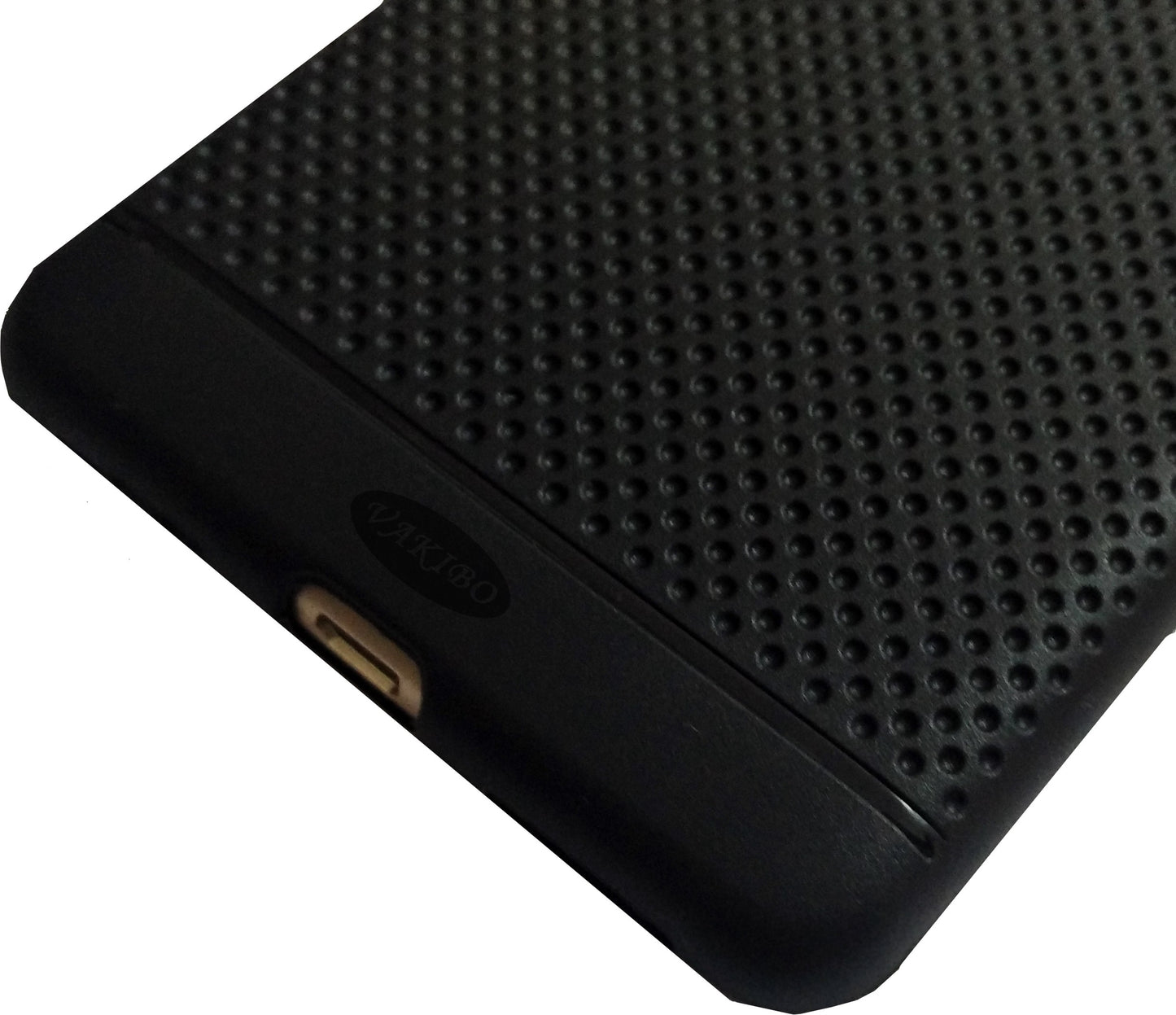 VAKIBO Dotted Design Black Coloured Soft TPU Back Cover Case Suitable for Lenovo K6 Note