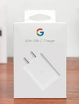 Google 30W USB-C-Fast Charging Pixel Phone Charger-Compatible with USB-C devices, White