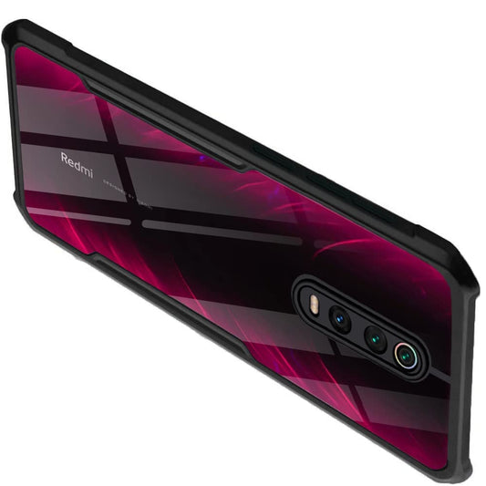 VAKIBO Super Premium Black Border Transparent Case With Corner Protection & Camera Protection Suitable for MI K20 Pro