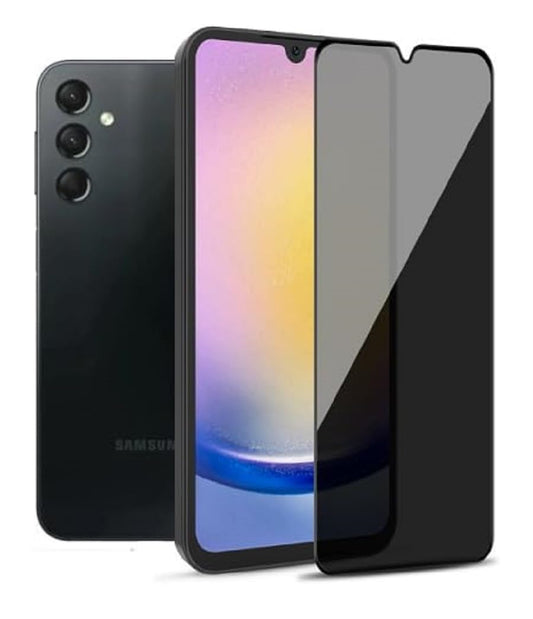 Super Premium Quality Tempered Glass Screen Guard Protector With Black Border Suitable For Samsung Galaxy A16