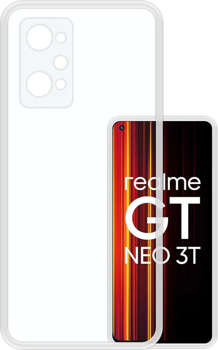 VAKIBO Premium Clear 1.5MM Thick Transparent Soft TPU Rubber Back Cover Case With Camera Protection Suitable for Realme GT Neo2