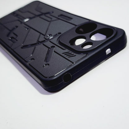 VAKIBO Black Coloured Back Cover Case Suitable for Mi Redmi 12 4g