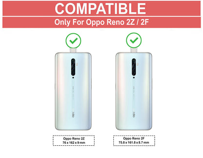 VAKIBO Super Premium Black Border Transparent Case With Corner Protection & Camera Protection Suitable for Oppo Reno 2Z