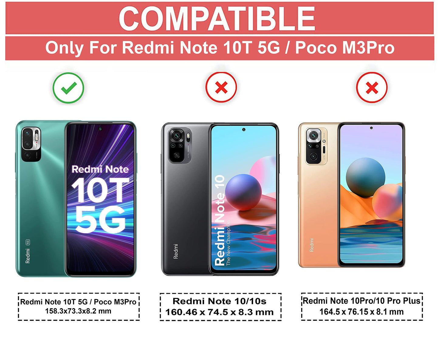 VAKIBO Super Premium Black Border Transparent Case With Corner Protection & Camera Protection Suitable for Mi Poco M3 Pro