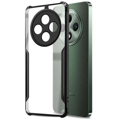 VAKIBO Super Premium Black Border Transparent Case With Corner Protection & Camera Protection Suitable for Oppo F27