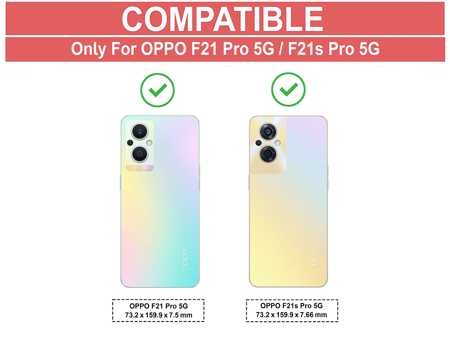 VAKIBO Super Premium Black Border Transparent Case With Corner Protection & Camera Protection Suitable for Oppo F21S Pro 5G