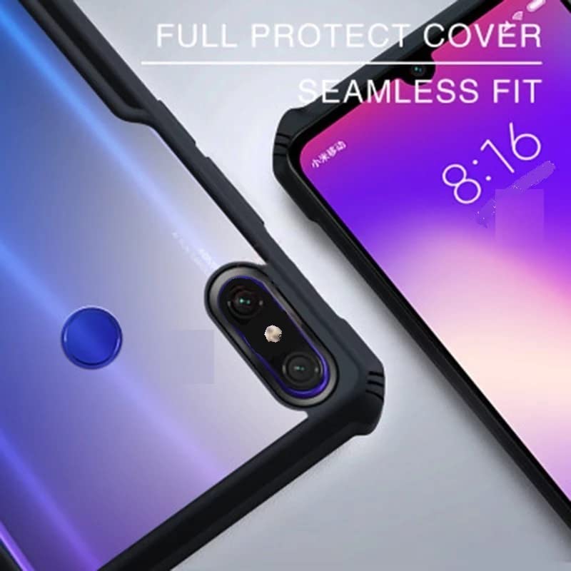 VAKIBO Super Premium Black Border Transparent Case With Corner Protection & Camera Protection Suitable for Mi Redmi Y2