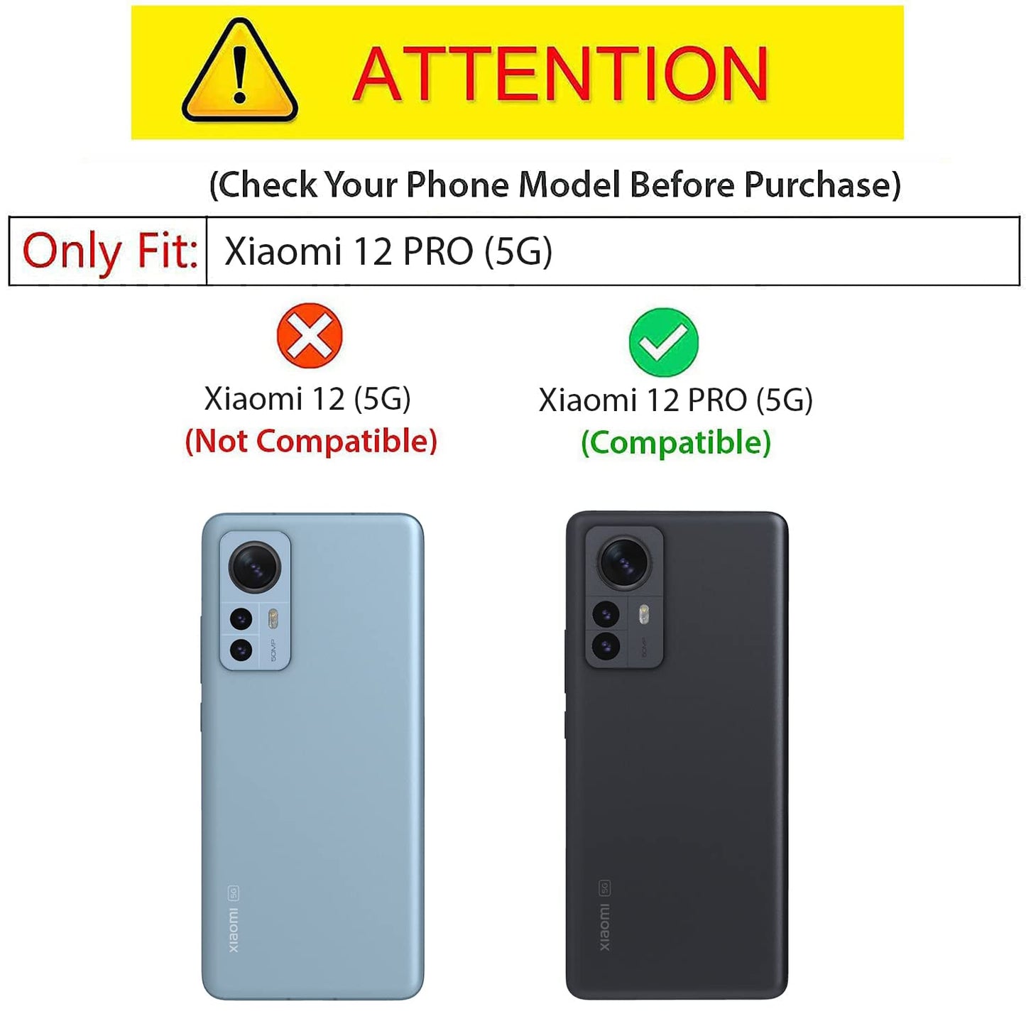 VAKIBO Super Premium Black Border Transparent Case With Corner Protection & Camera Protection Suitable for Xiaomi 12 Pro 5G