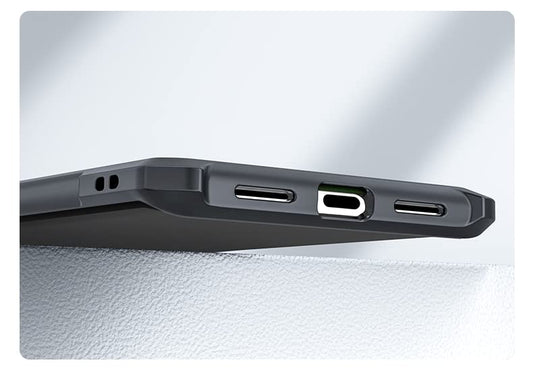 VAKIBO Super Premium Black Border Transparent Case With Corner Protection & Camera Protection Suitable for Vivo V30E