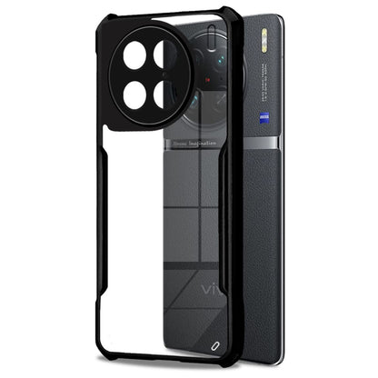 VAKIBO Super Premium Black Border Transparent Case With Corner Protection & Camera Protection Suitable for Vivo X90 Pro 5G