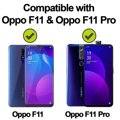 VAKIBO Super Premium Black Border Transparent Case With Corner Protection & Camera Protection Suitable for Oppo F11