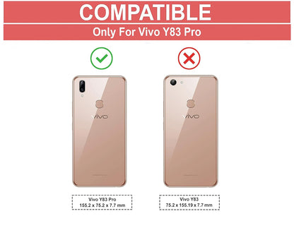 VAKIBO Best Selling Black and Transparent Coloured Made With Soft TPU and Acrylic Back Cover Case With 4 Corner and Camera Protection Suitable for Vivo Y83 Pro