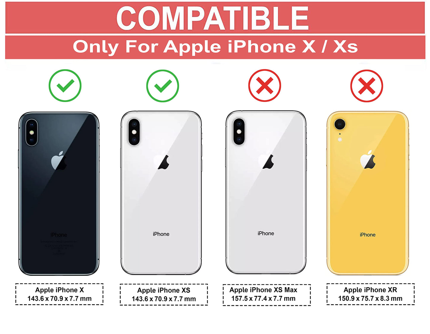 VAKIBO Super Premium Black Border Transparent Case With Corner Protection & Camera Protection Suitable for iPhone X