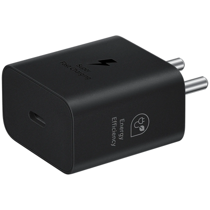 25W PD Charger Supported For All Samsung Models with C Type Charging ( Super Fast Charging)
