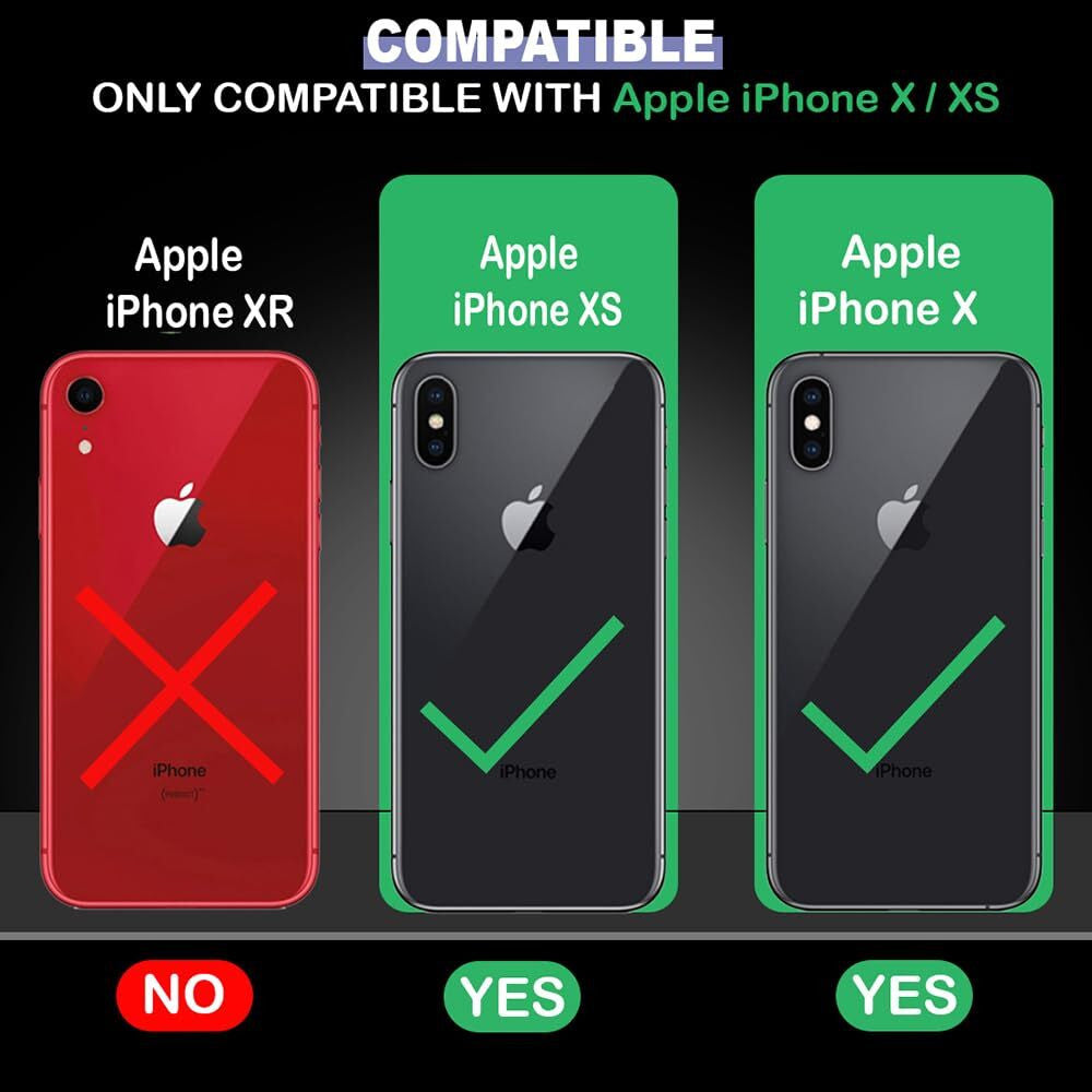 VAKIBO Megnatic Magsafe White Coloured Soft with Hard back Back Cover Case With Camera Protection Ring Suitable for iPhone Xs