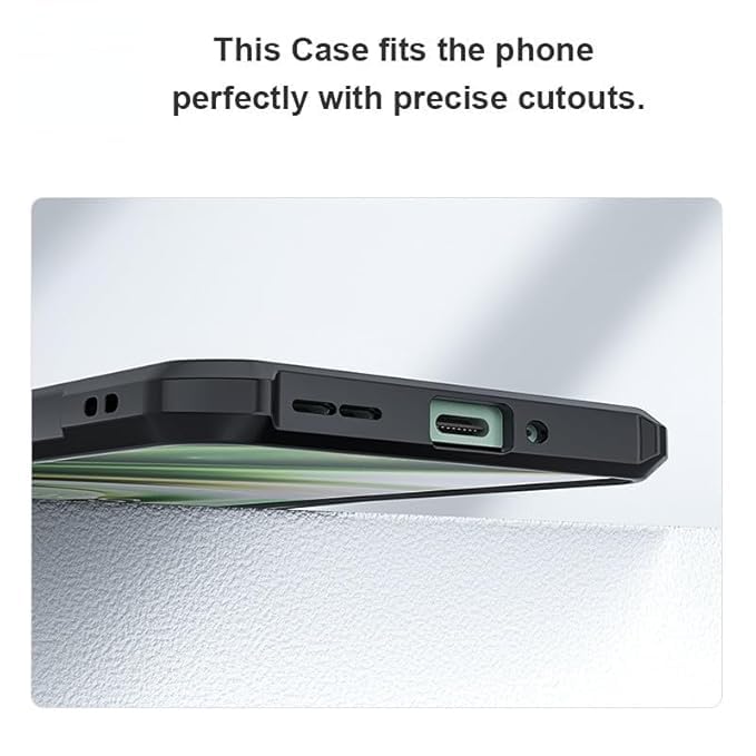 VAKIBO Best Selling Black and Transparent Coloured Made With Soft TPU and Acrylic Back Cover Case With 4 Corner and Camera Protection Suitable for Nothing 3