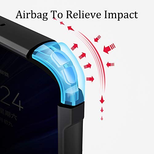 VAKIBO Best Selling Black and Transparent Coloured Made With Soft TPU and Acrylic Back Cover Case With 4 Corner and Camera Protection Suitable for Mi Redmi 8A