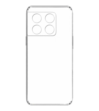VAKIBO Premium Clear 1.5MM Thick Transparent Soft TPU Rubber Back Cover Case With Camera Protection Suitable for OnePlus 10T