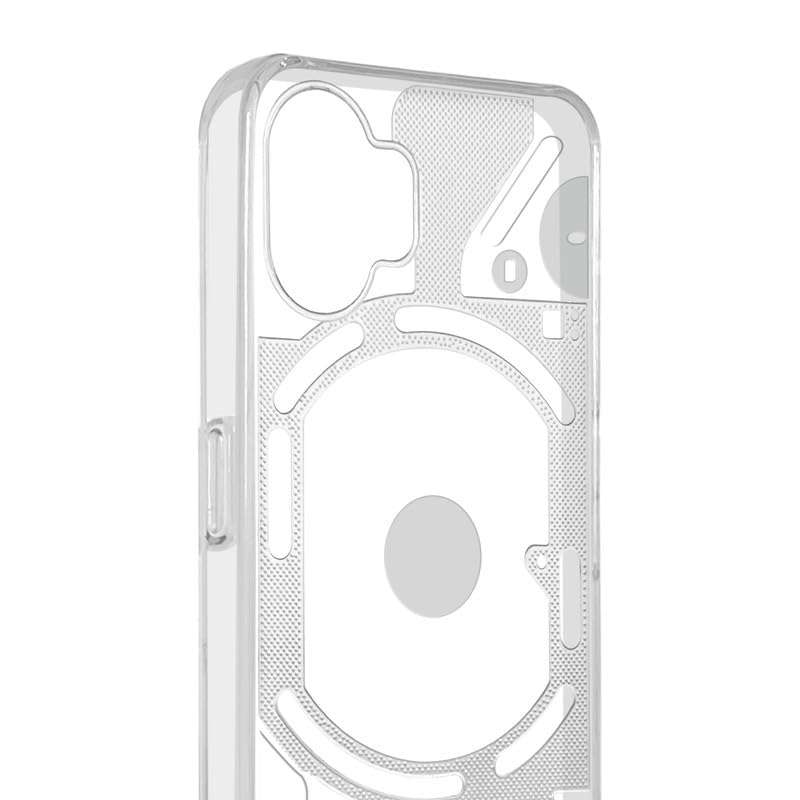VAKIBO Transparent Premium Quality Back Cover Made With Soft TPU/ Silicon Rubber Suitable For Nothing Phone 2