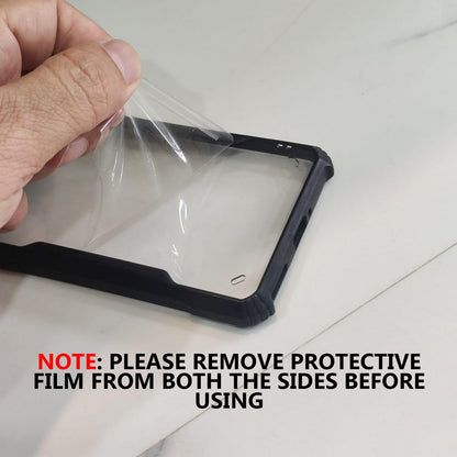 VAKIBO Super Premium Black Border Transparent Case With Corner Protection & Camera Protection Suitable for Vivo V30 Pro