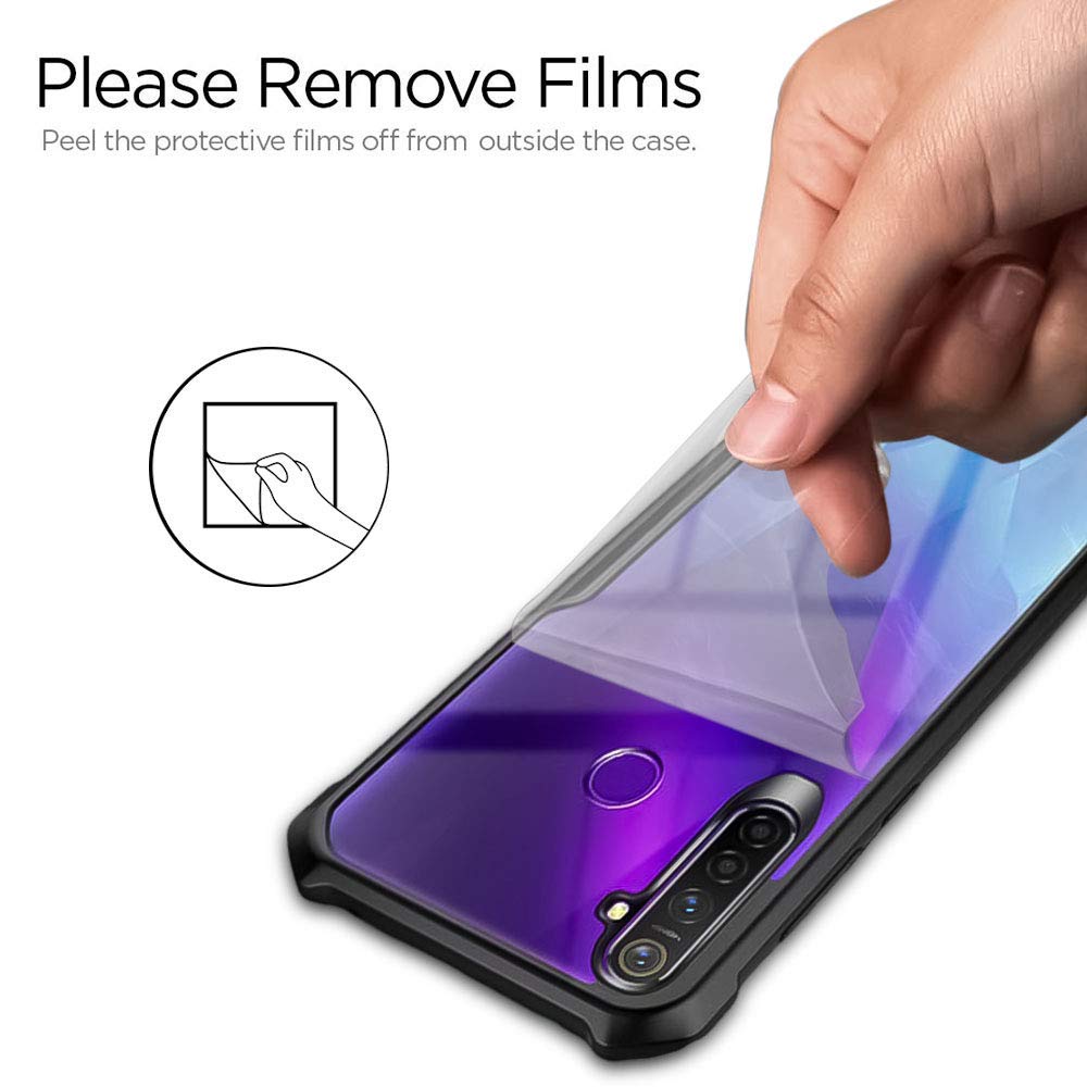 VAKIBO Best Selling Black and Transparent Coloured Made With Soft TPU and Acrylic Back Cover Case With 4 Corner and Camera Protection Suitable for Samsung Galaxy M52