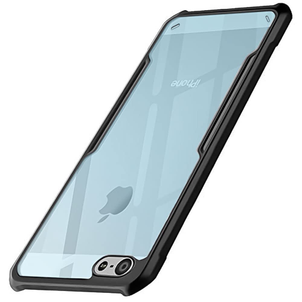 VAKIBO Super Premium Black Border Transparent Case With Corner Protection & Camera Protection Suitable for iPhone 5, 5s ,SE OLD Model