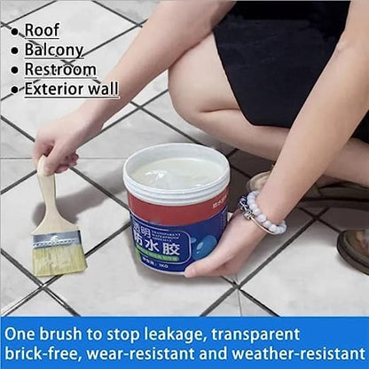 Waterproof Glue, Waterproof Insulating Sealant, Transparent Repairing Leak Waterproof Adhesive, Super Strong Bonding Sealant Invisible Agent Waterproofing Adhesive