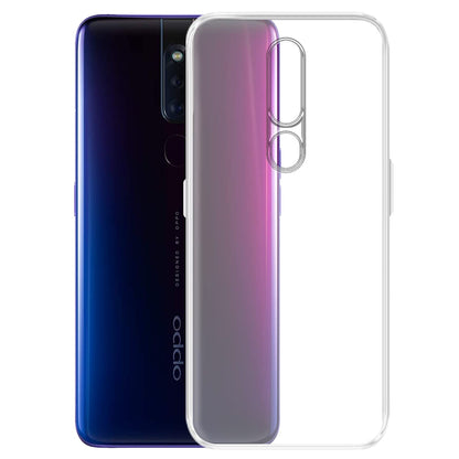VAKIBO Matte sides Back Clear Soft 2MM Transparent Premium Quality Back Cover Made With Silicon Rubber TPU Material Suitable For Oppo F11 Pro