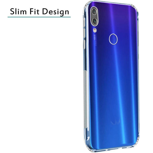 VAKIBO Super Premium Black Border Transparent Case With Corner Protection & Camera Protection Suitable for Realme 3