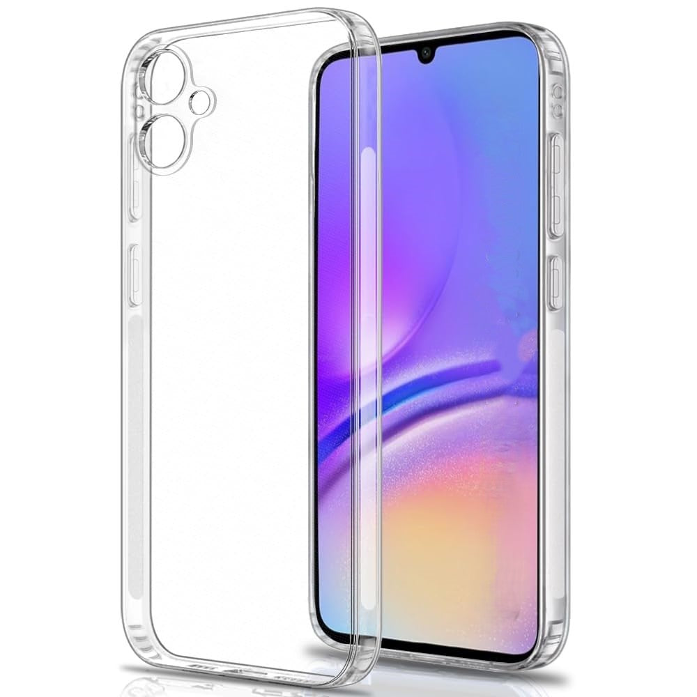 VAKIBO Premium Clear 1.5MM Thick Transparent Soft TPU Rubber Back Cover Case With Camera Protection Suitable for Samsung Galaxy A04