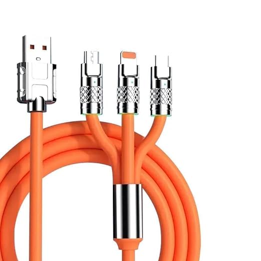 3IN1 Cable for Fast Charging With LED Light