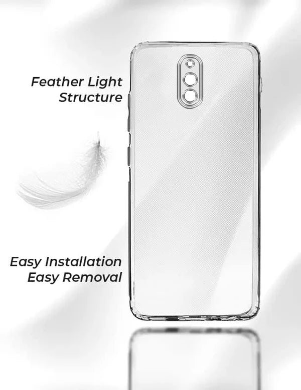 VAKIBO Super Premium Soft TPU Transparent Case With Dustplug,Side Grip,Corner Protection,lanyard Cuts,Camera Protection Suitable for MI Redmi 8A Dual