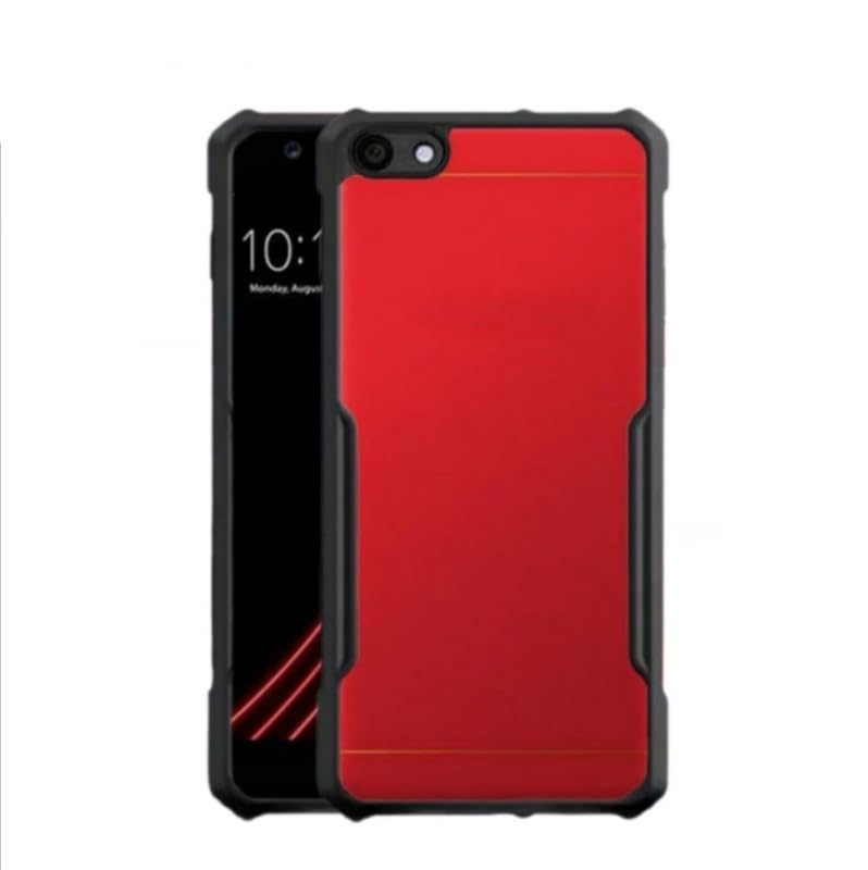 VAKIBO Best Selling Black and Transparent Coloured Made With Soft TPU and Acrylic Back Cover Case With 4 Corner and Camera Protection Suitable for Vivo V5 Plus