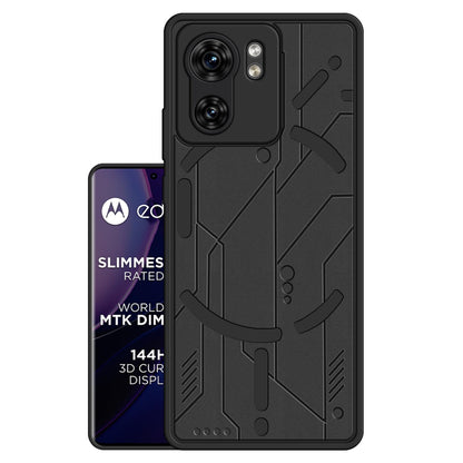 VAKIBO Black Coloured Back Cover Case Suitable for Moto Edge 40